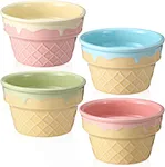 ceramic ice cream dishes